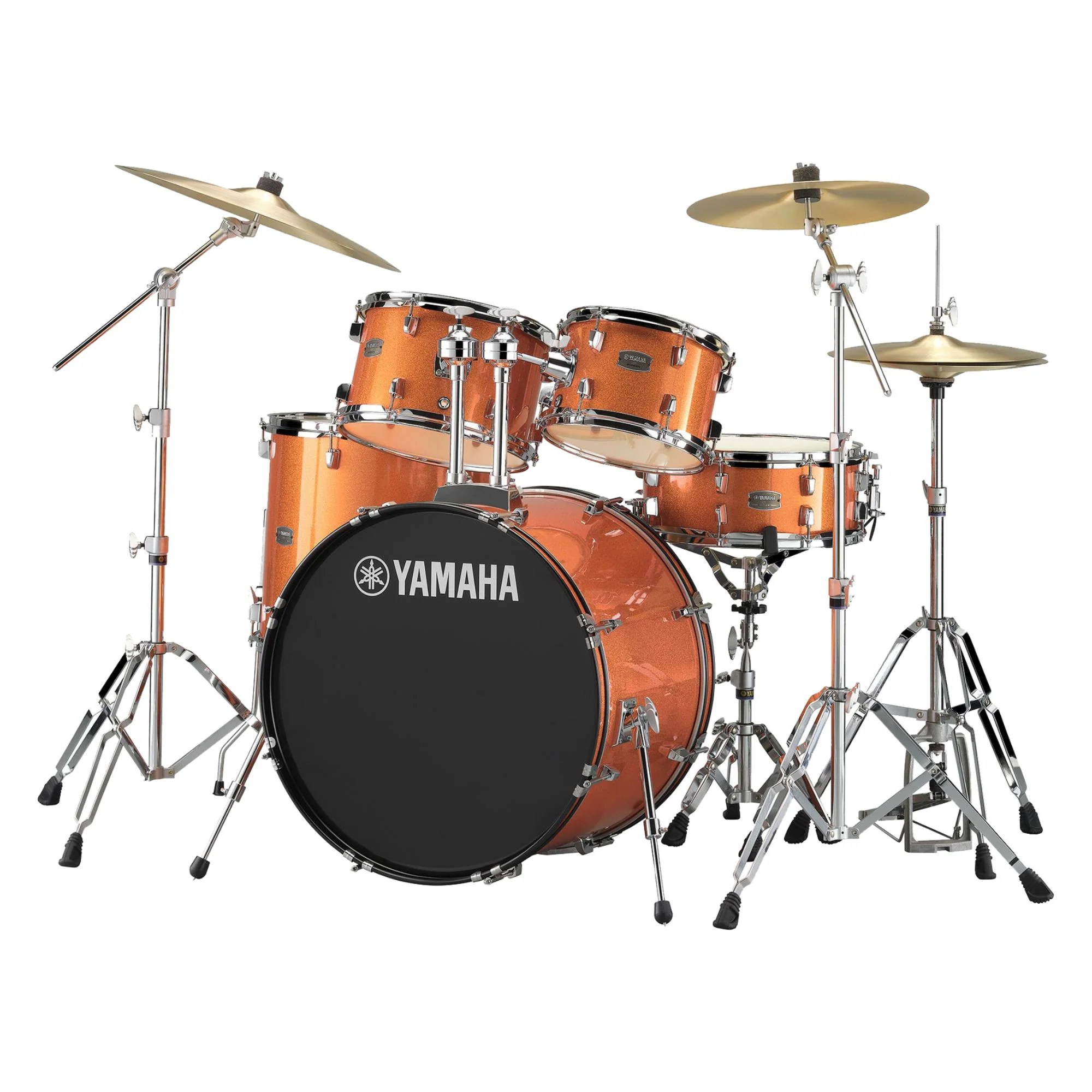 Yamaha Rydeen Fusion 20 Drum Kit - Orange Glitter