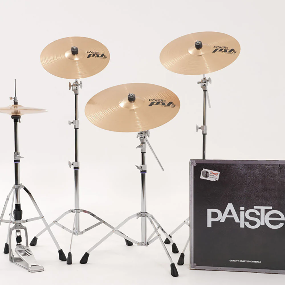 Yamaha SCB20PST Stage Custom Fusion Birch Acoustic Drum Kit with 20in Bass Drum in Natural Wood plus PST5 Cymbals - Image 2