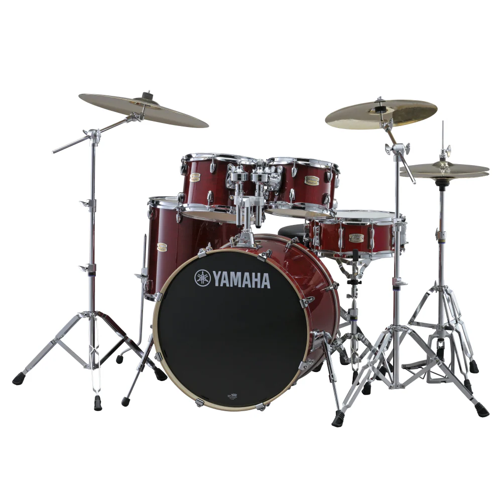 Yamaha SCB22CR Stage Custom Birch Kit w/HW780 HW Pack - Cranberry Red - Image 3