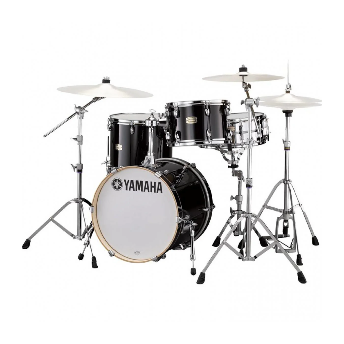 Yamaha SCBOP Stage Custom 4-Piece Bop Kit with 18in Bass Drum in Raven Black