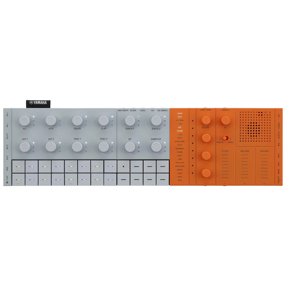 Yamaha SEQTRAK Portable Music Production Studio in Orange - Image 8