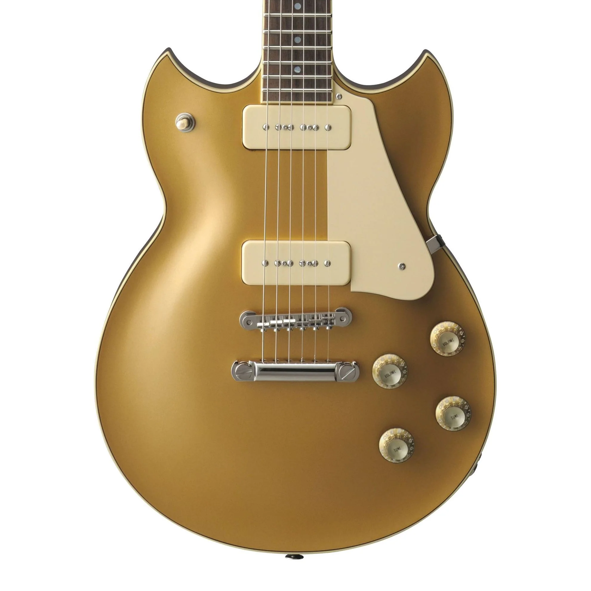 Yamaha SG1802 Hand-Crafted Electric Guitar with Mahogany Neck & Rosewood Fingerboard in Gold Top - Image 2