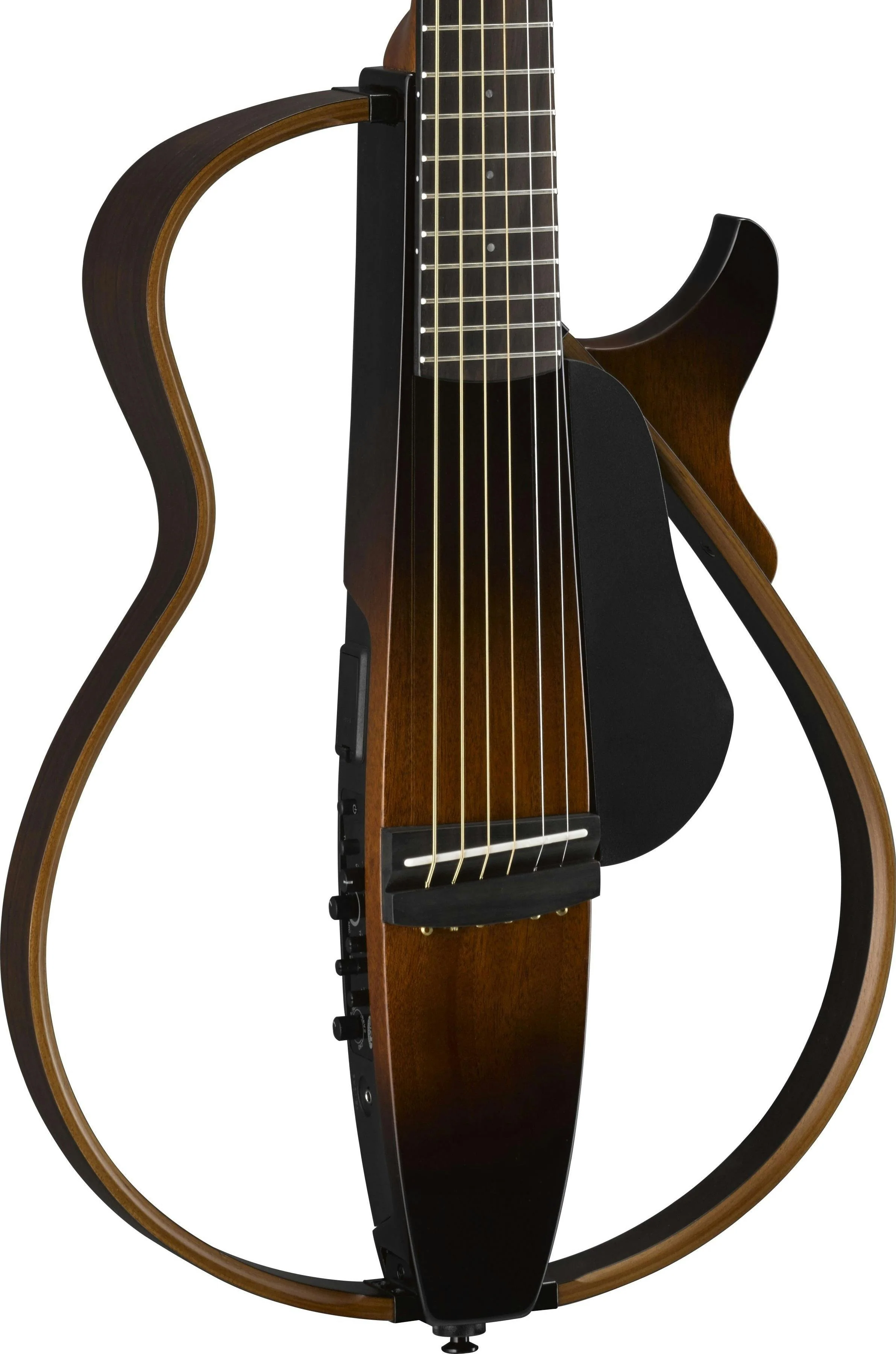 Yamaha SLG200S Steel Silent Guitar in Tobacco Brown Sunburst - Image 2