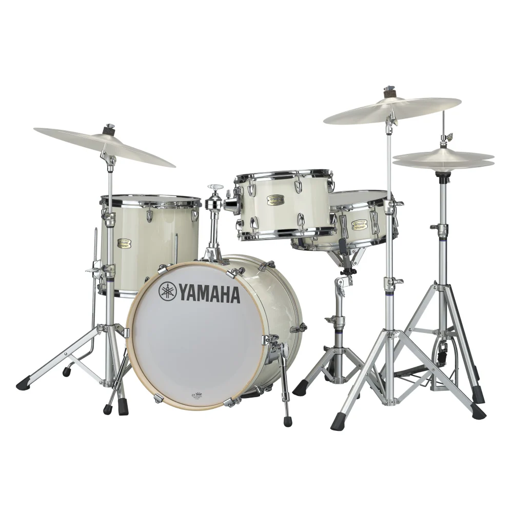 Yamaha Stage Custom Bop 18/14/12 3pc Drum Shell Pack in Classic White
