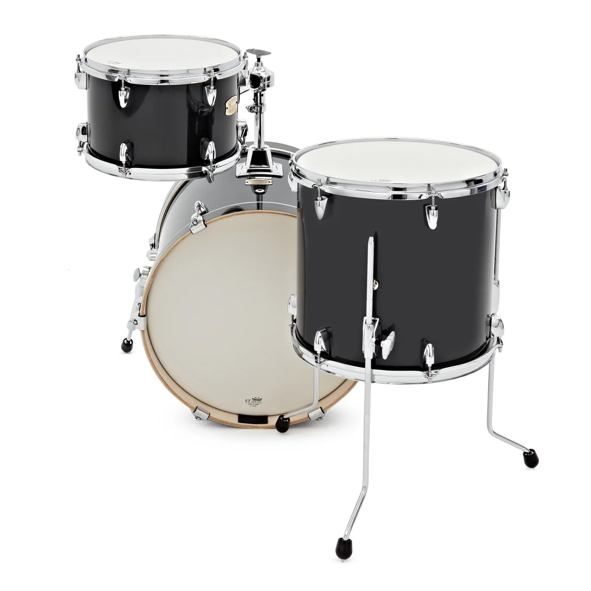 Yamaha Stage Custom Bop 3 Piece Shell Pack Drum Kit Raven Black - Image 3