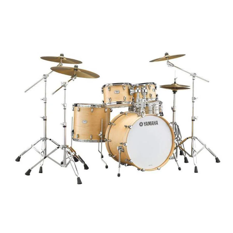 Yamaha TC22 Tour Custom Euro 5pc Drum Kit with 22in Bass Drum in Butterscotch Satin