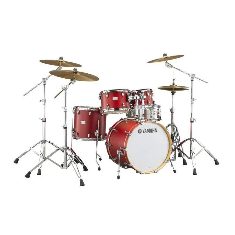 Yamaha TC22 Tour Custom Euro 5pc Drum Kit with 22in Bass Drum in Candy Apple Satin