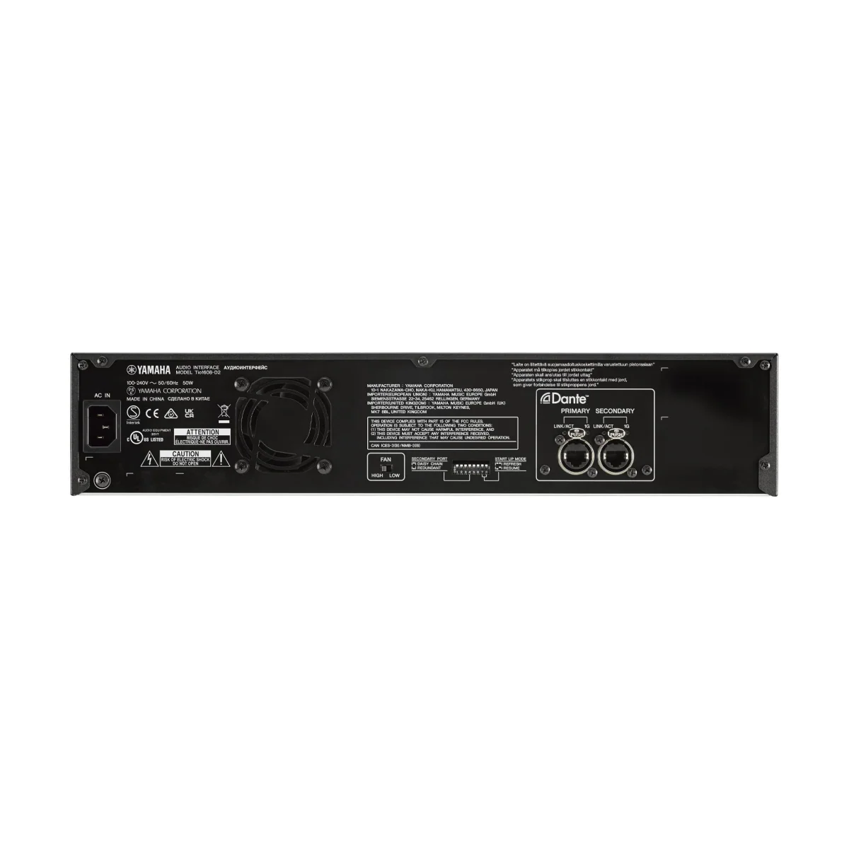 Yamaha TIO1608-D2 Digital Stage Box with Dante - Image 3