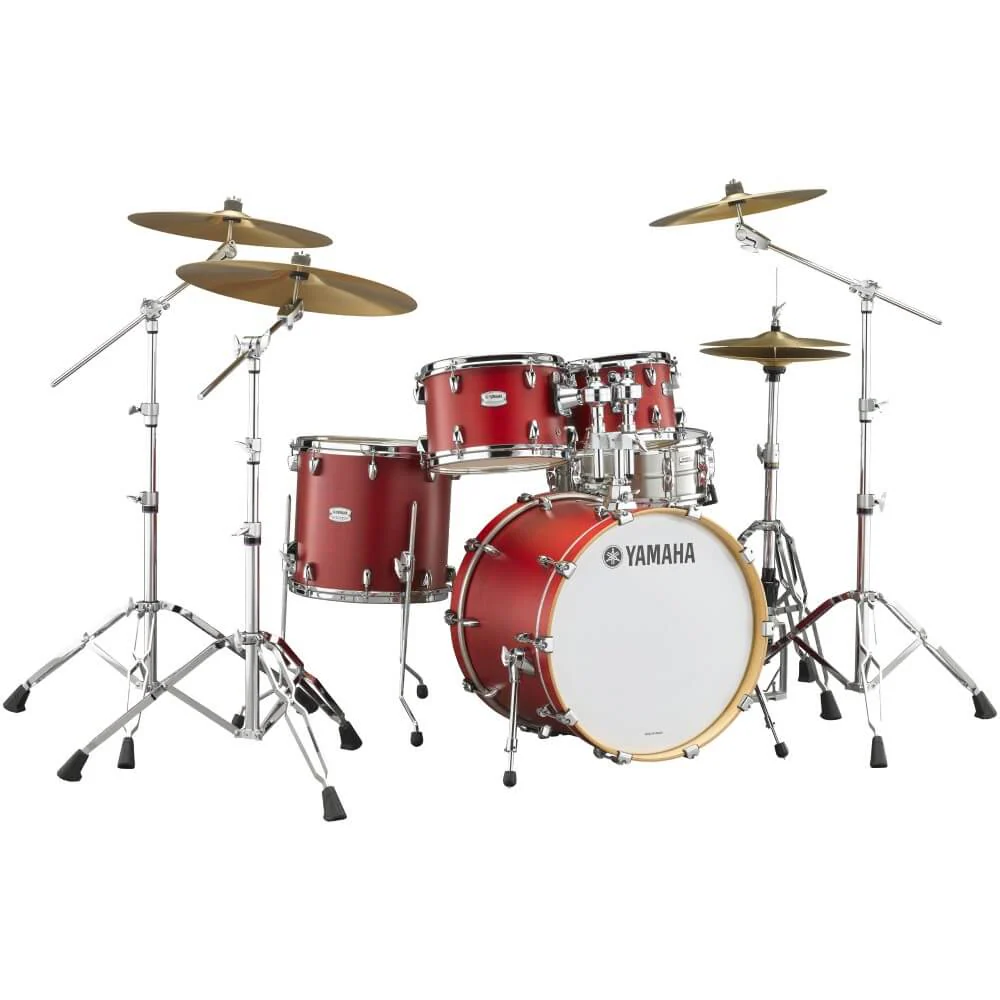 Yamaha Tour Custom 10/12/14/20 Drum Shell Pack - Candy Apple Satin