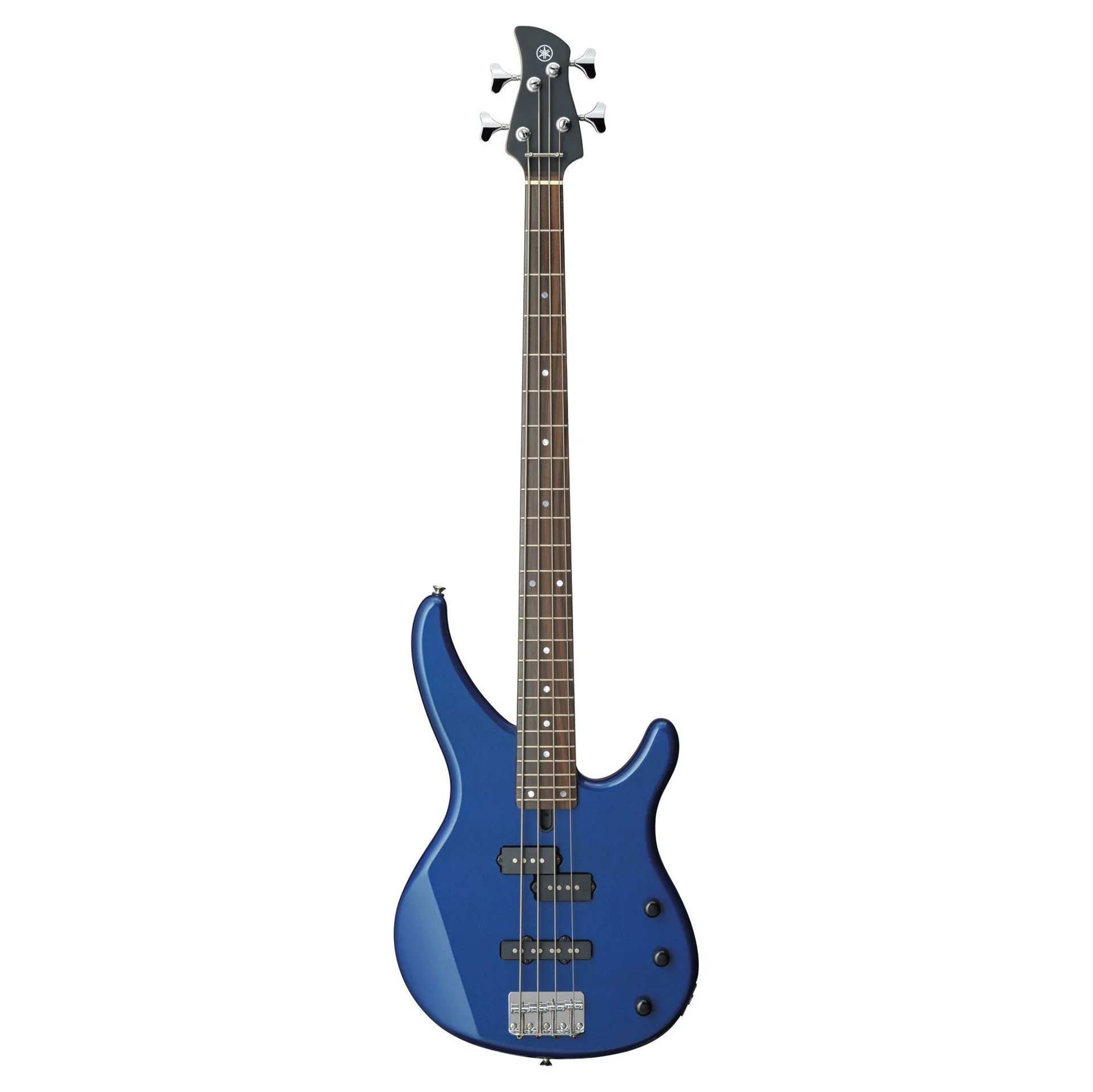Yamaha TRBX174 Bass Guitar with Maple Neck - Dark Blue Metallic - Image 2
