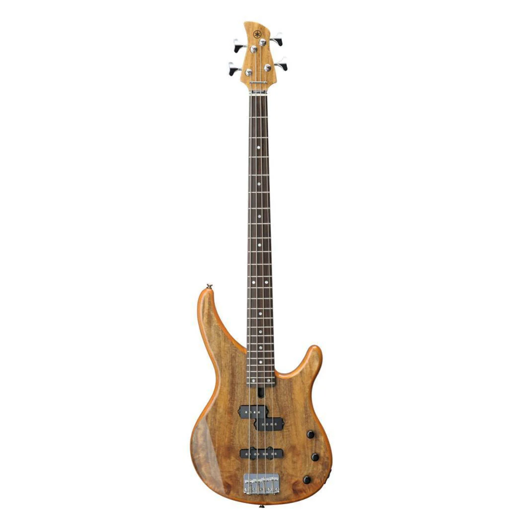 Yamaha TRBX174EW 4-String Electric Bass Guitar with Exotic Wood Top & Maple