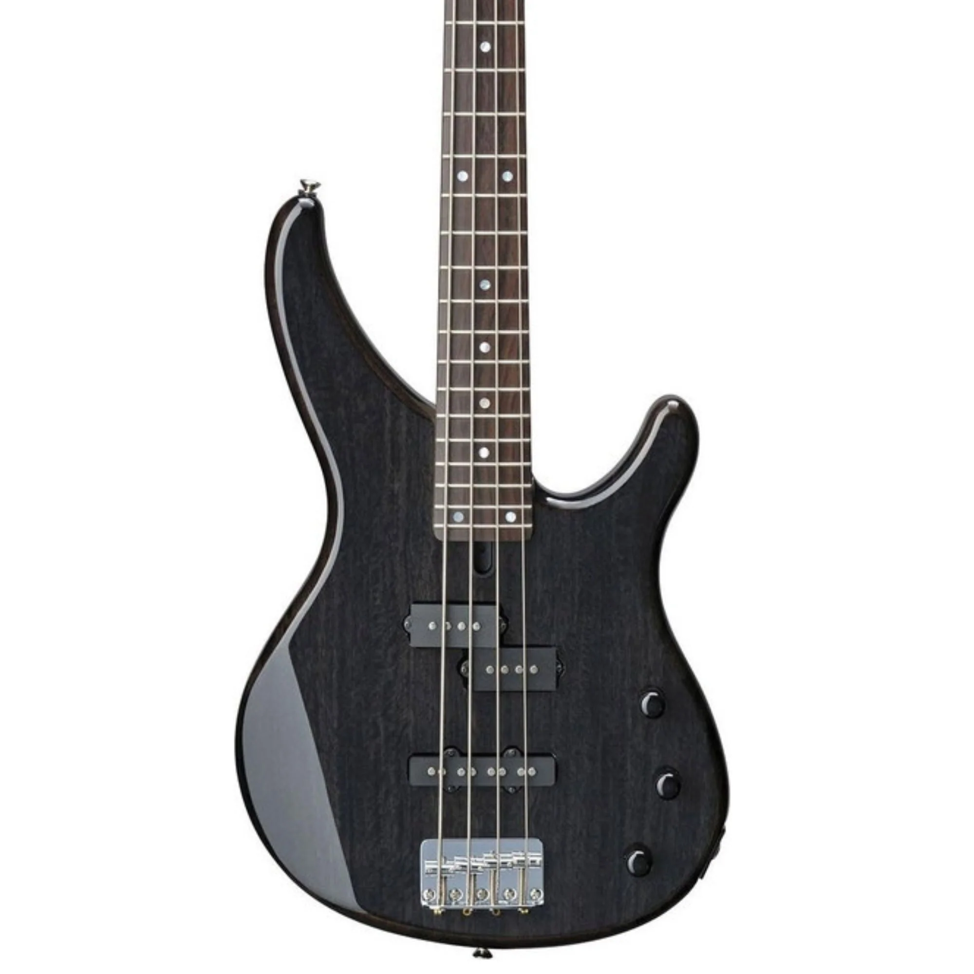 Yamaha TRBX174EW-TBL Electric Bass Guitar - Exotic Wood Translucent Black (4-String) - Image 2