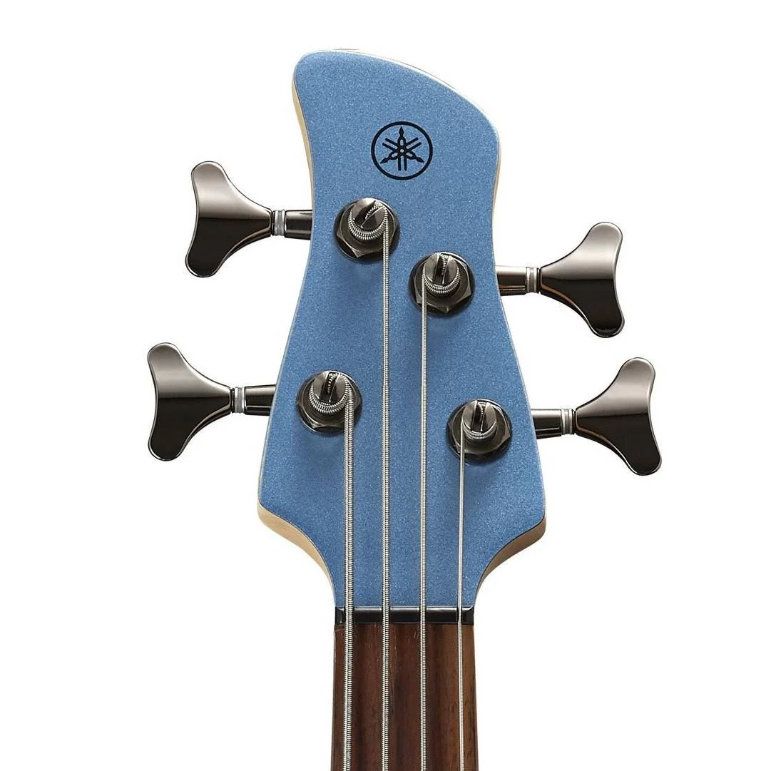 Yamaha TRBX304 4-String Electric Bass Guitar with Mahogany Body in Factory Blue - Image 3