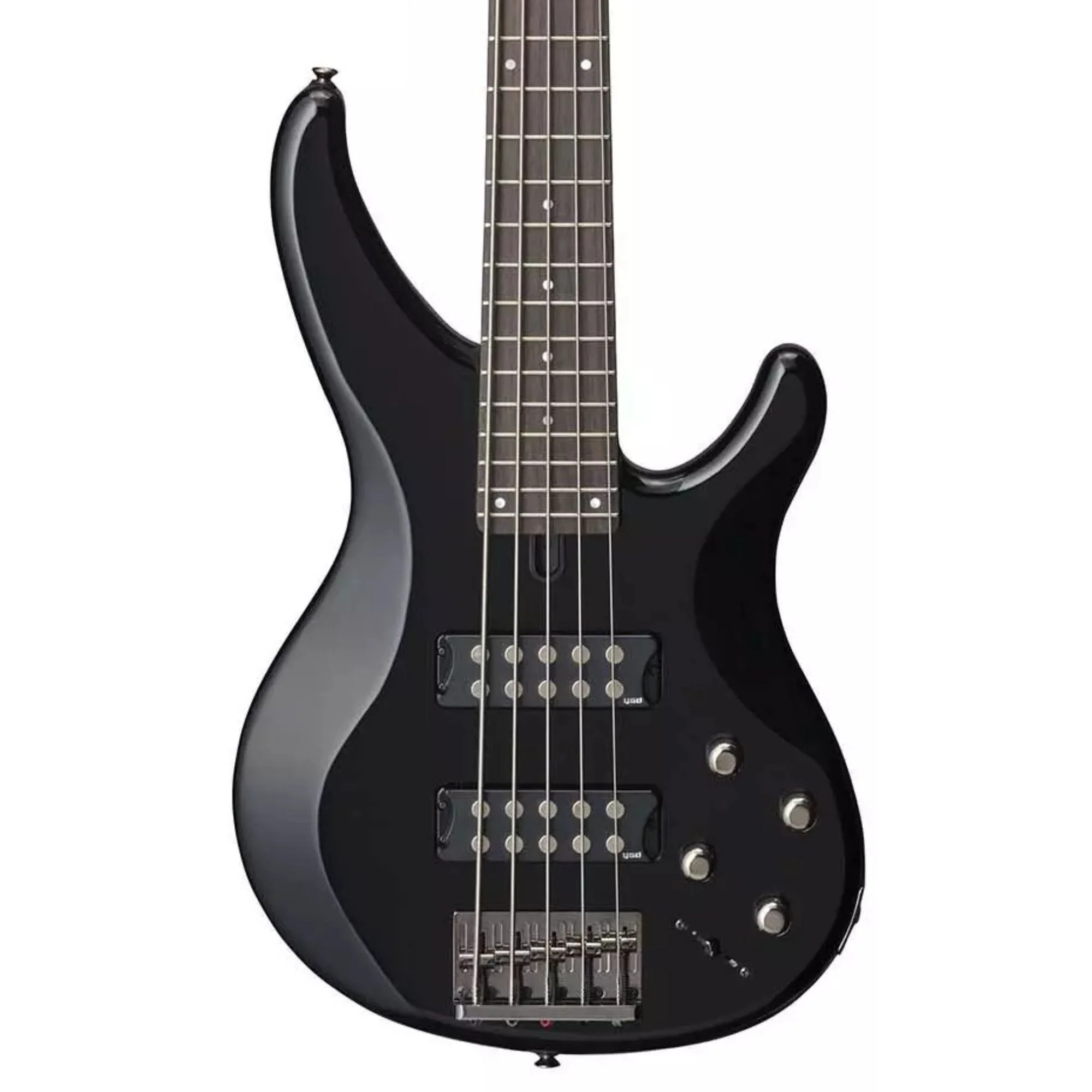 Yamaha TRBX305 5-String Electric Bass Guitar with Mahogany Body in Black - Image 2