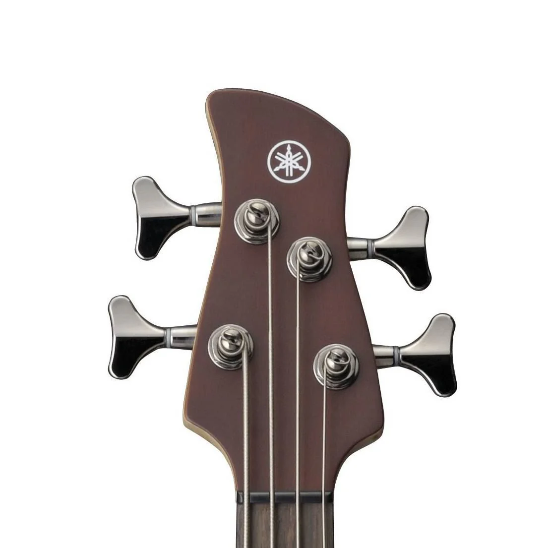 Yamaha TRBX504 4-String Bass Guitar with Maple/Mahogany Neck in Translucent Brown - Image 3