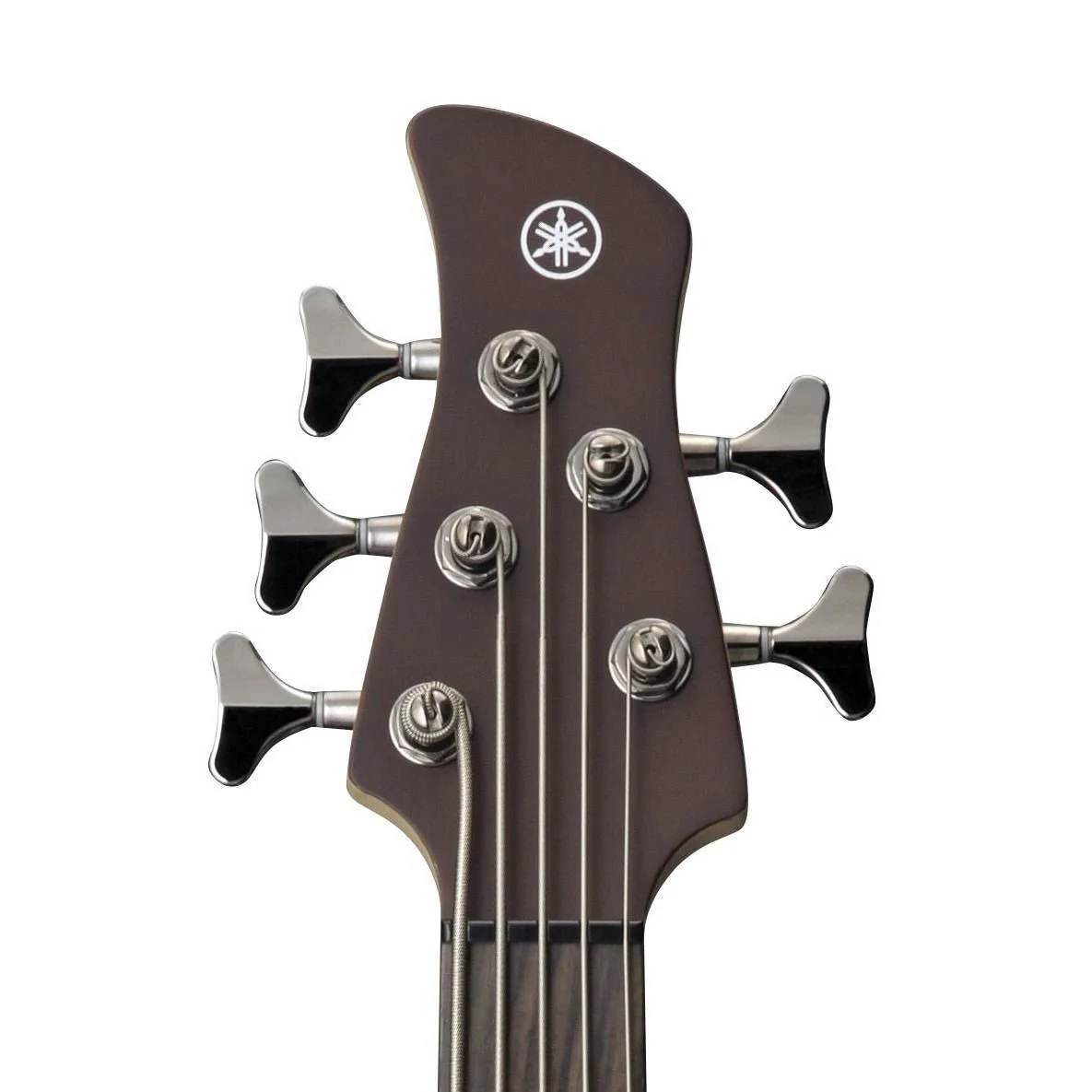 Yamaha TRBX505 5-String Bass Guitar with Maple/Mahogany Neck - Translucent Brown - Image 3