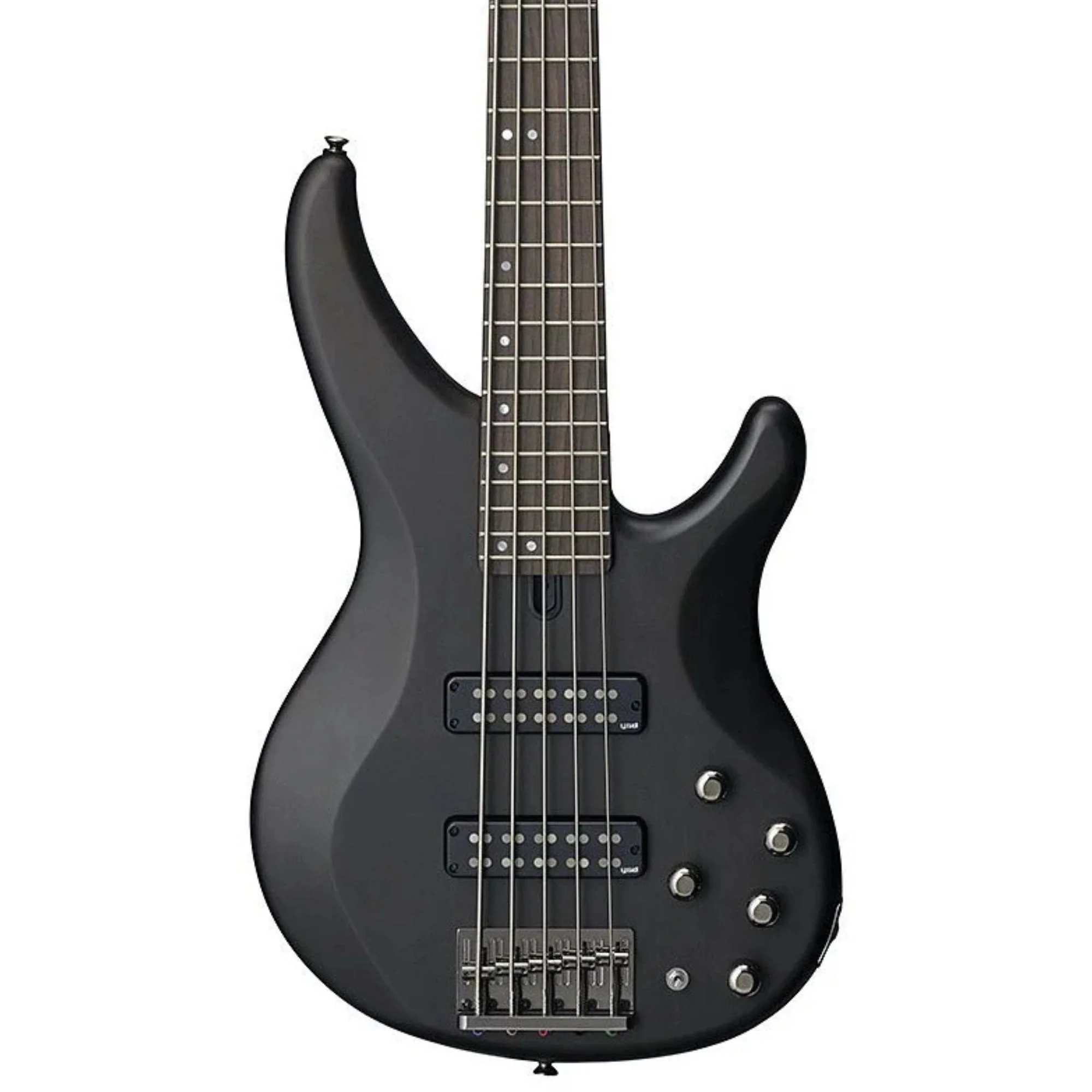 Yamaha TRBX505TBL Electric Bass Guitar - Translucent Black (5-String) - Image 2