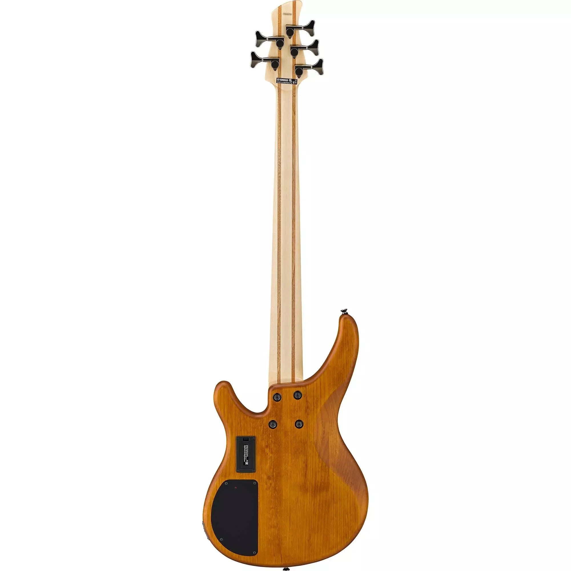 Yamaha TRBX605 5-String Bass Guitar in Matte Amber - Image 3