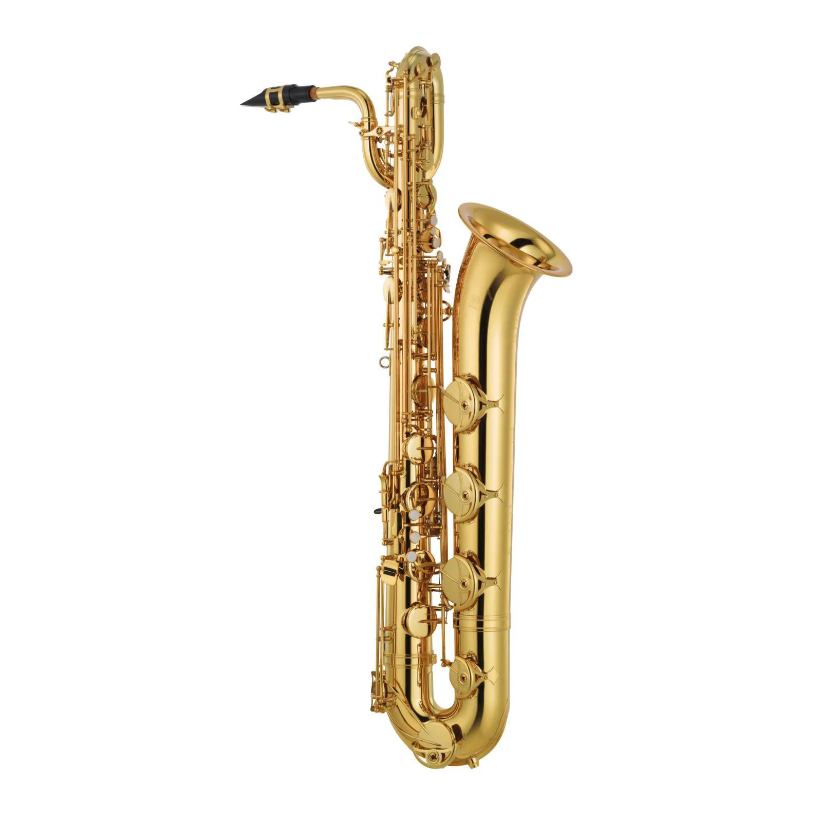 Yamaha YBS62II Professional Baritone Saxophone with Floor Peg - Gold Lacquer - Image 2