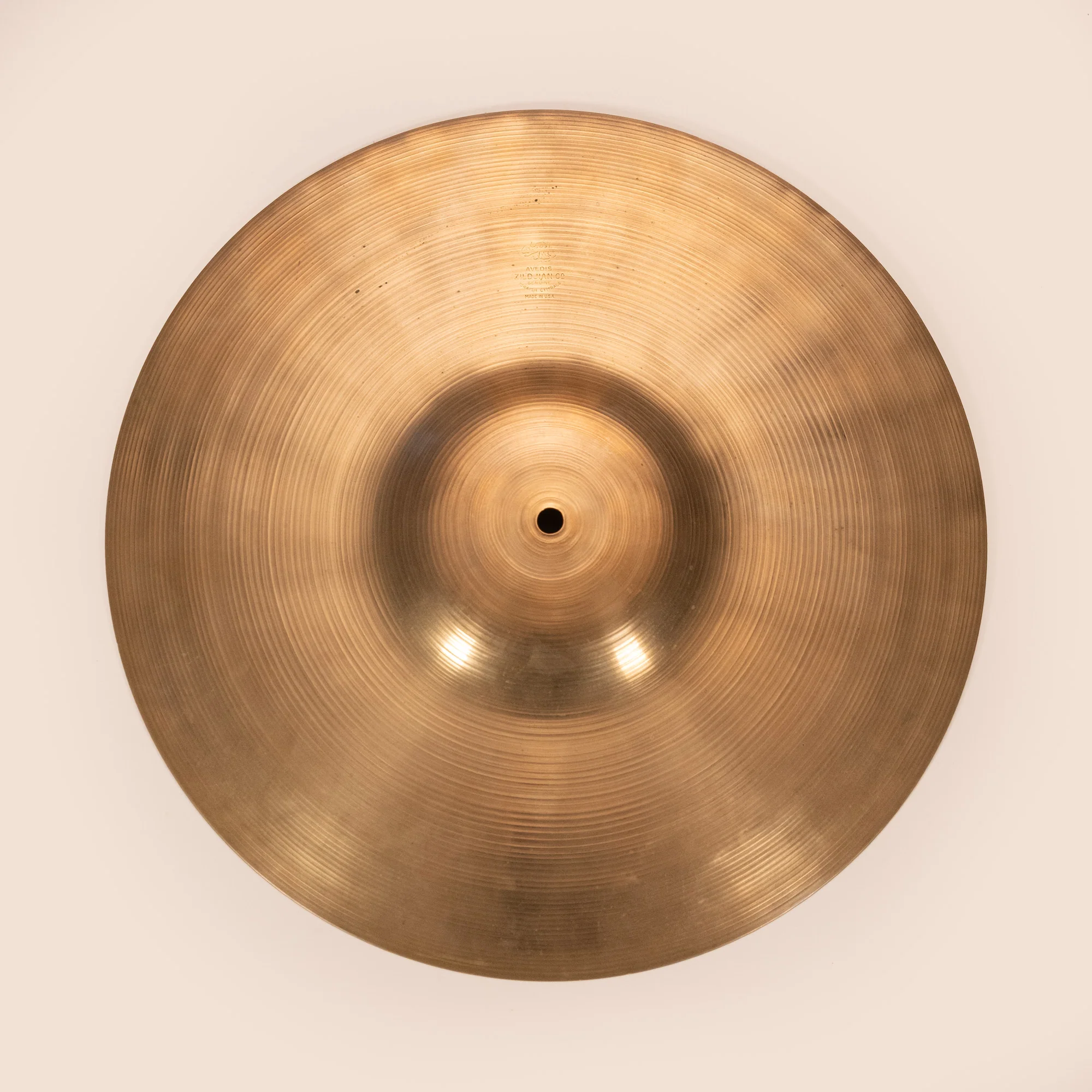 Zildjian Avedis 18 inch Cowbell Flat Top Ride Cymbal '70s Production - Preloved