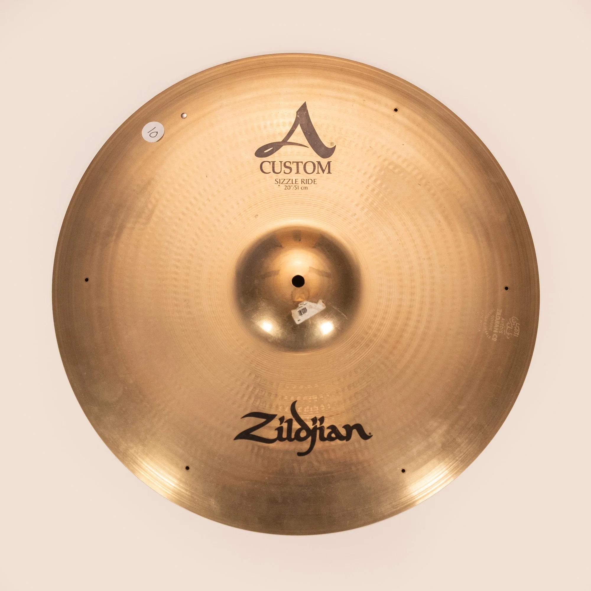 Zildjian A Custom 20 inch Sizzle Ride Cymbal '02 - '18 (AD65942027) - Preloved