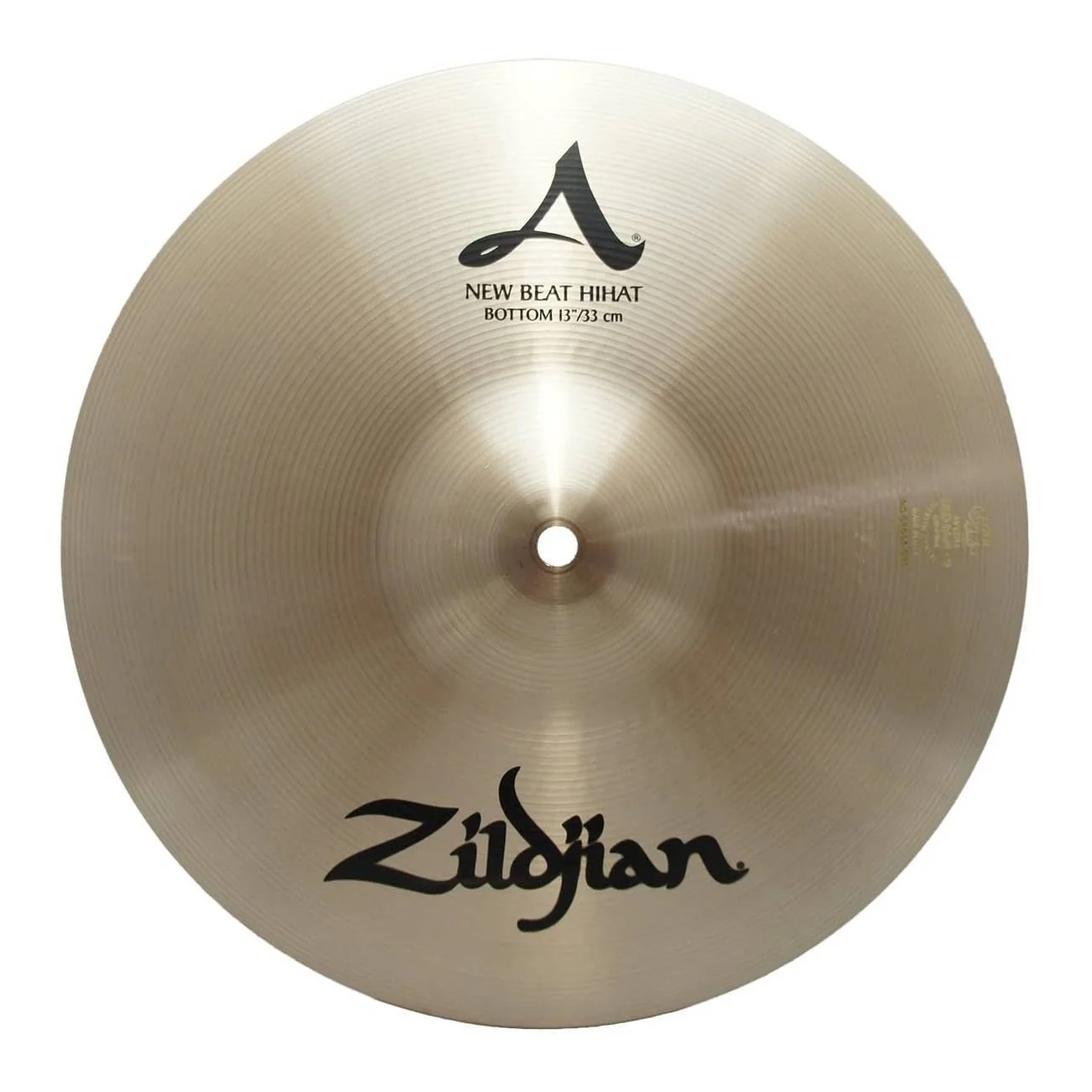 Zildjian A 13 inch New Beat Hi-Hat Cymbal (Bottom) - Image 2