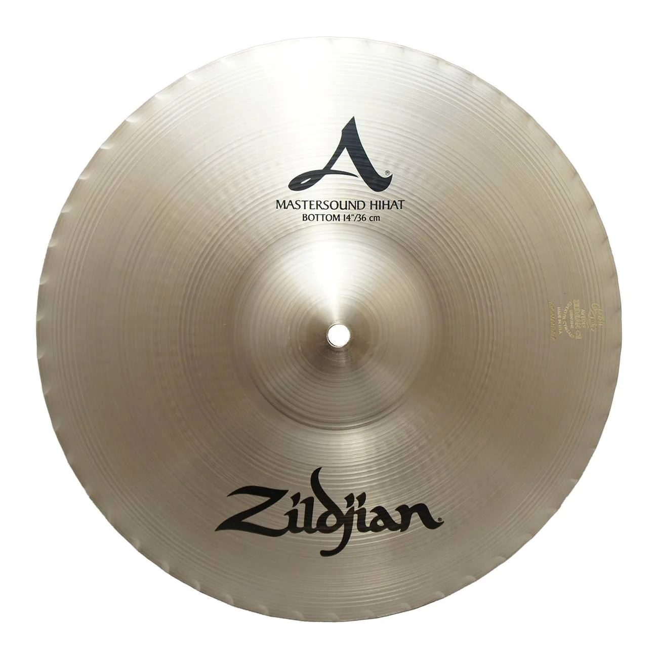 Zildjian A 14 inch Mastersound Hi-Hat Cymbal (Bottom) - Image 2