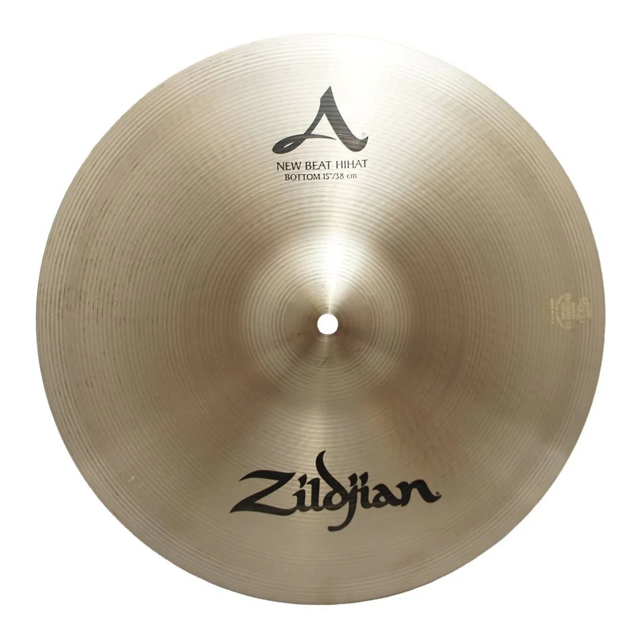 Zildjian A 15 inch New Beat Hi-Hat Cymbal (Bottom) - Image 2