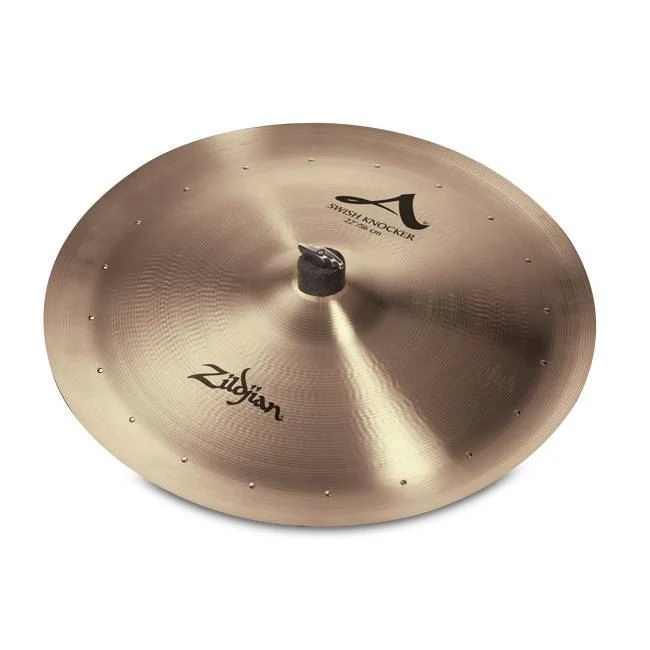 Zildjian A 22 inch Swish Knocker Cymbal with 20 Rivets - Image 2