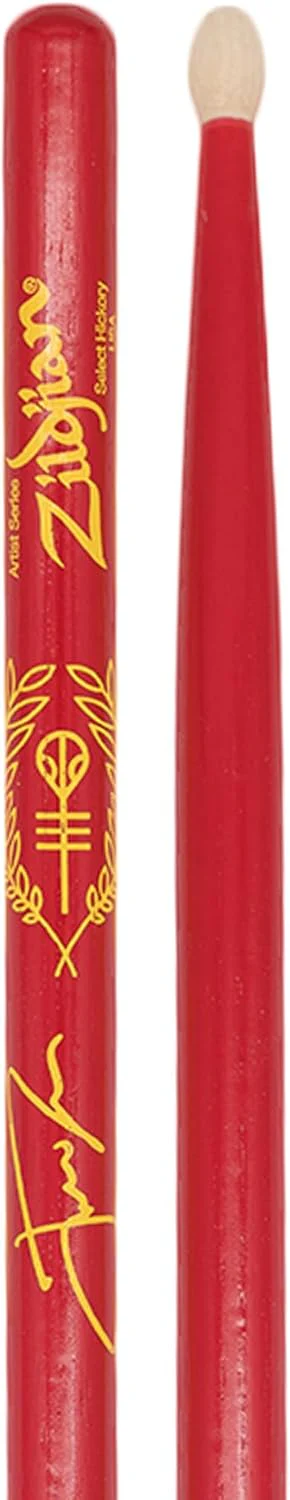 Zildjian Artist Series Josh Dun Drumsticks - Clancy Red - Image 3