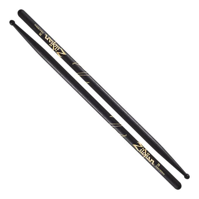 Zildjian Hickory 7A Black Drumsticks - Image 2