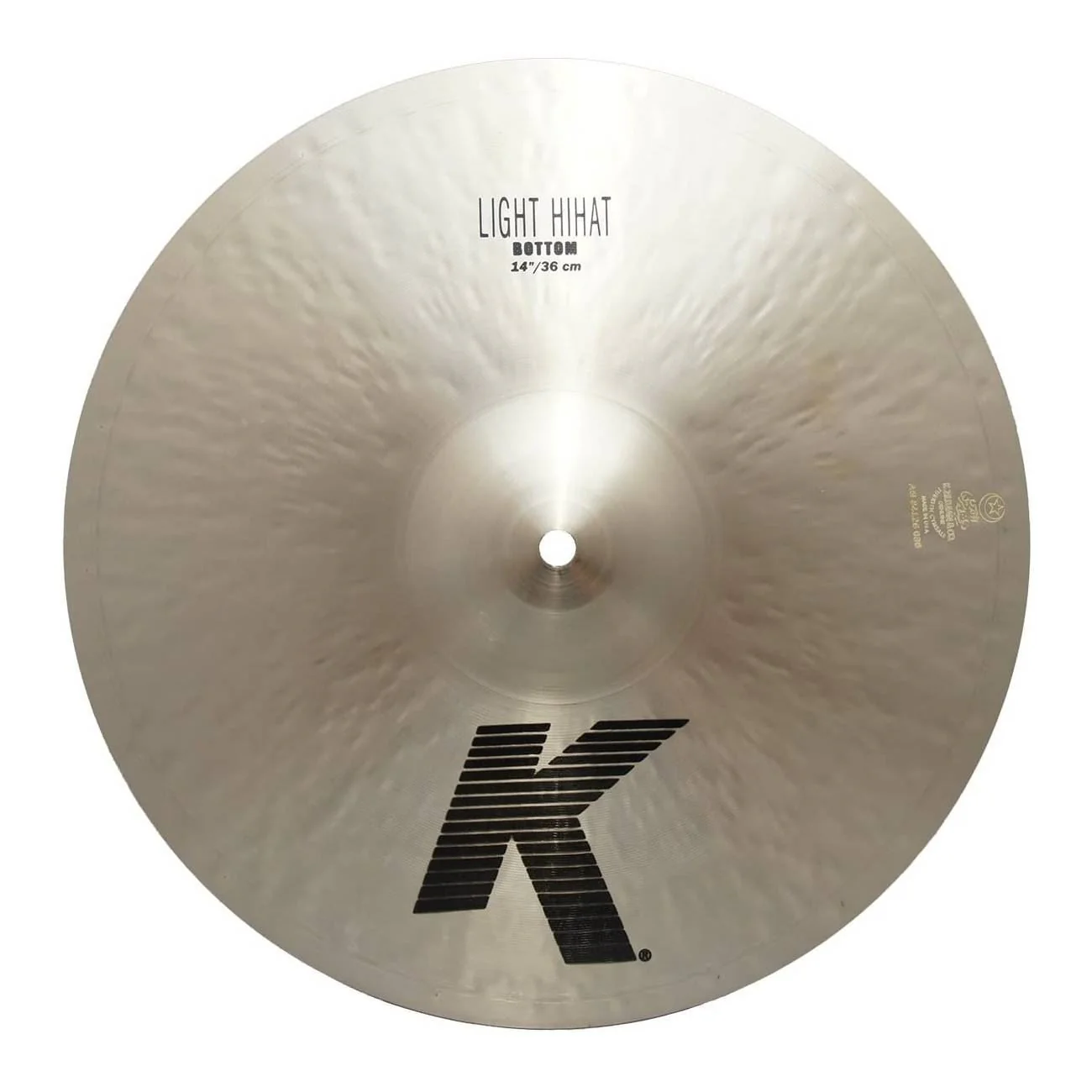 Zildjian K 14 inch Light Hi-Hat Cymbal (Bottom) - Image 2