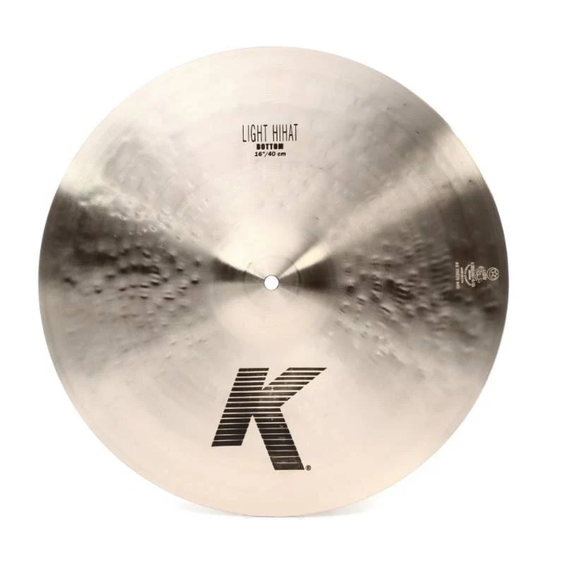 Zildjian K 16 inch Light Hi-Hat Cymbal (Bottom) - Image 2