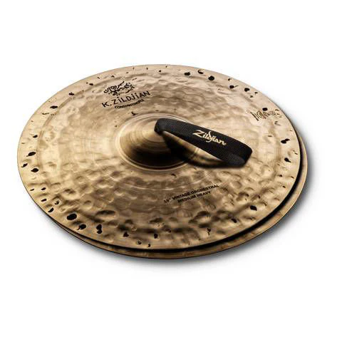 Zildjian K Constantinople 16 inch Vintage Medium Heavy Cymbal Pair with Straps - Image 5