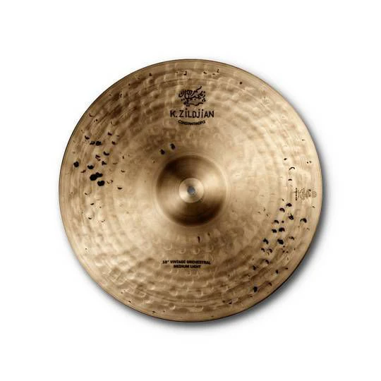 Zildjian K Constantinople 18 inch Vintage Medium Light Cymbal Pair with Straps - Image 2