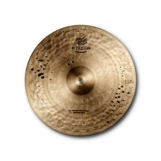 Zildjian K Constantinople 18 inch Vintage Medium Light Cymbal Pair with Straps - Image 6