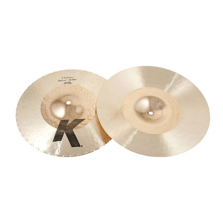 Zildjian K Custom 13 1/4 inch Hybrid Hi-Hat Cymbal (Bottom) - Image 2