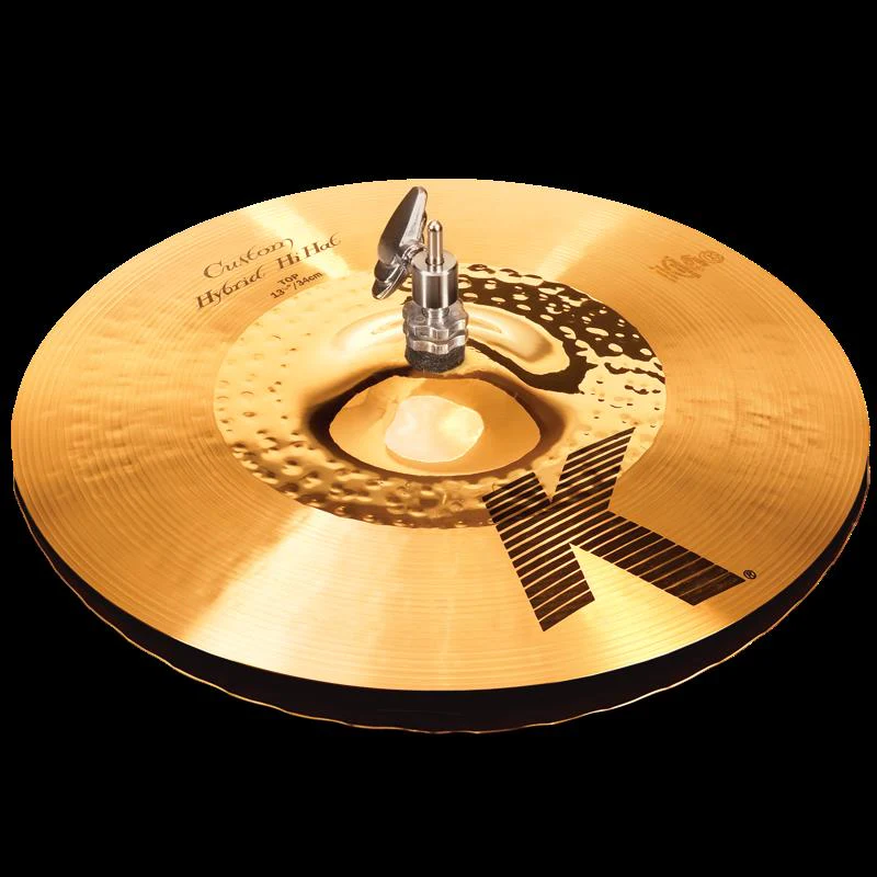Zildjian K Custom 13 1/4 inch Hybrid Hi-Hat Cymbals (Pair) - Image 2