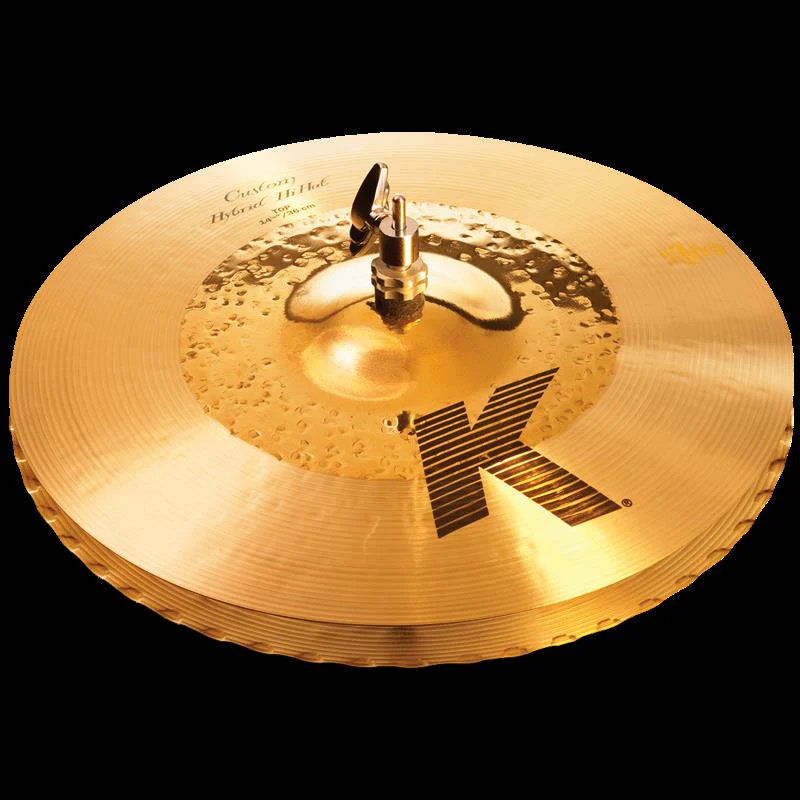 Zildjian K Custom 14 1/4 inch Hybrid Hi-Hat Cymbals (Pair) - Image 2