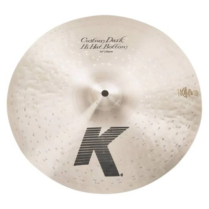 Zildjian K Custom 14 inch Dark Hi-Hat Cymbal (Bottom) - Image 2