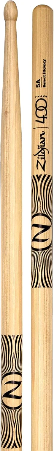 Zildjian LE 400th Anniv. 5A Acorn Drumsticks 60s Rock - Clear/Black - Image 5