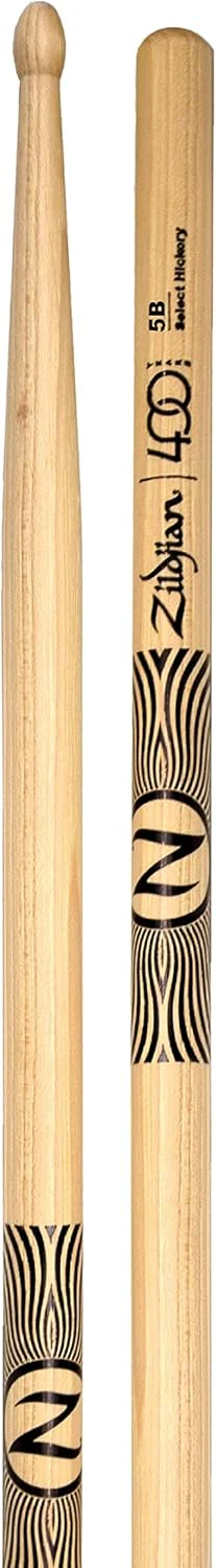 Zildjian LE 400th Anniv. 5B Acorn Drumsticks 60s Rock - Clear/Black