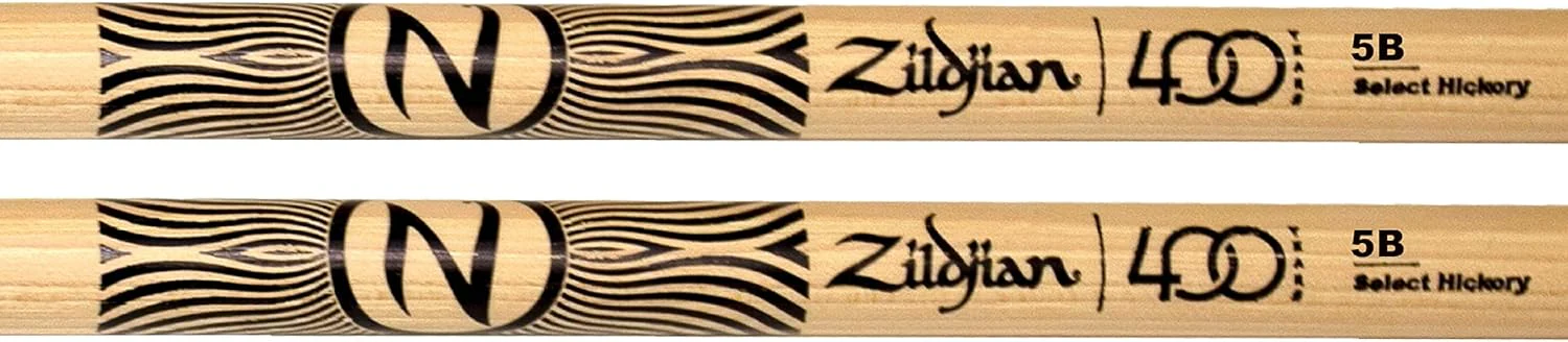 Zildjian LE 400th Anniv. 5B Acorn Drumsticks 60s Rock - Clear/Black - Image 2