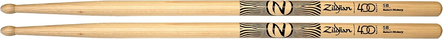Zildjian LE 400th Anniv. 5B Acorn Drumsticks 60s Rock - Clear/Black - Image 3