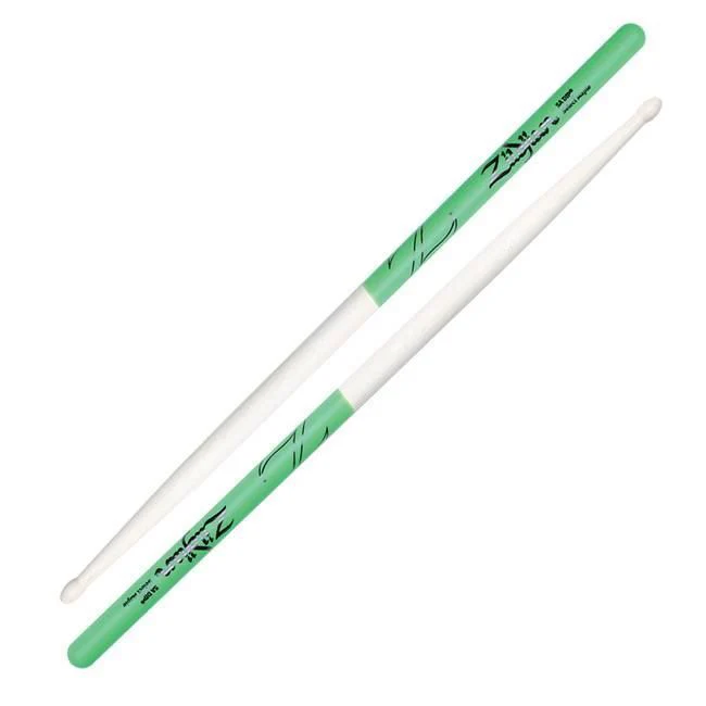 Zildjian Maple 5A Green DIP Drumsticks