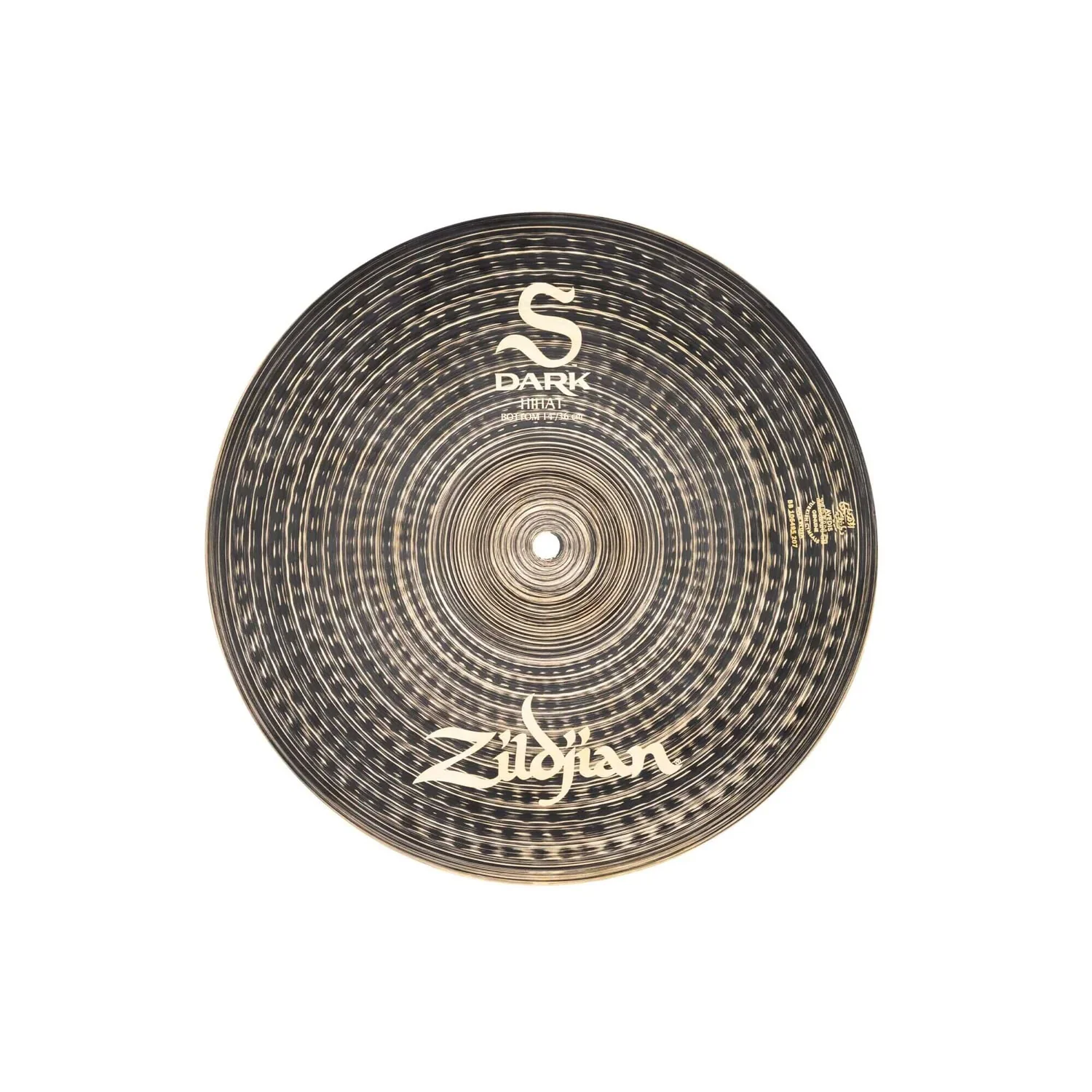 Zildjian S Dark 14 Hi-Hat Cymbals (Pair) - Image 4