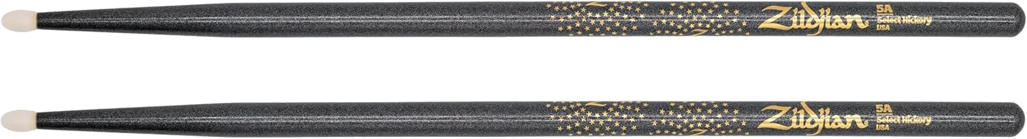 Zildjian Z Custom Ltd Ed. 5A Nylon Tip Drumsticks - Black Chroma - Image 2