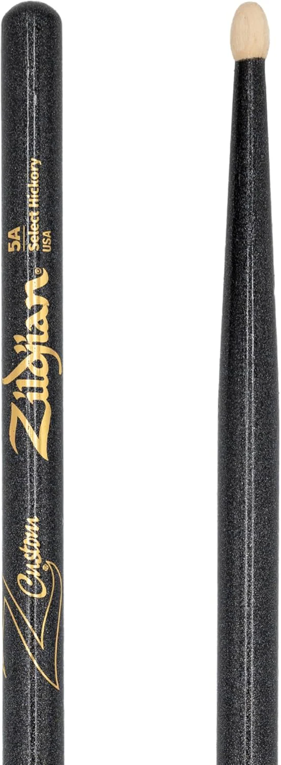 Zildjian Z Custom Ltd Ed. 5A Wood Tip Drumsticks - Black Chroma - Image 3