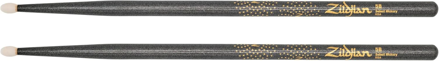 Zildjian Z Custom Ltd Ed. 5B Nylon Tip Drumsticks - Black Chroma - Image 2