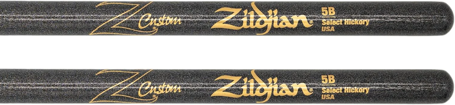 Zildjian Z Custom Ltd Ed. 5B Wood Tip Drumsticks - Black Chroma - Image 4